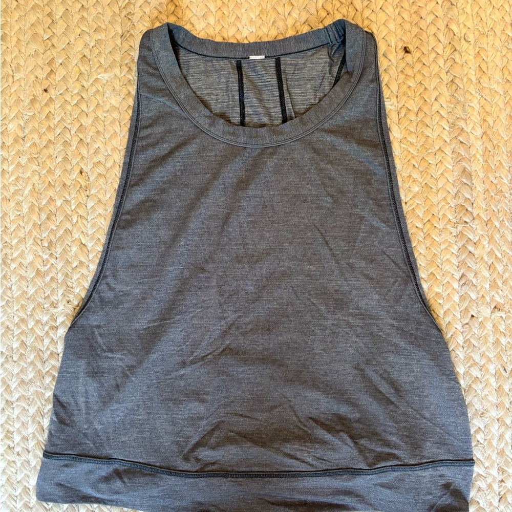 Lululemon Athletica Gray Sleeveless Muscle Tee